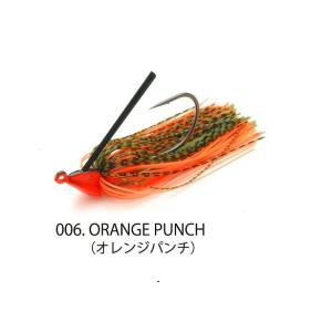 レイドジャパン ヘッドスライド 11g オレンジパンチ ラバージグ