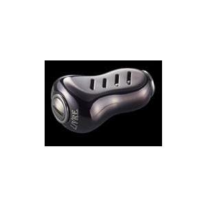 メガテック（ＬＩＶＲＥ） ノブ単体(フィーノプラス) 1個 (ブラウン(IP)&amp;チタンC)