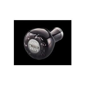 メガテック（ＬＩＶＲＥ） ノブ単体(EF30) 1個 (ブラウン(IP)&amp;チタンC)