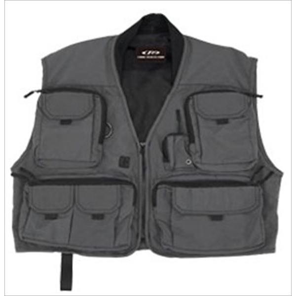 エクセル フィッシングベスト FP-405 クリークフィッシングベスト ダークグレー M