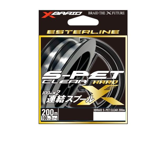 【ネコポス対象品】XBRAIDJAPAN ライン Xブレイド S-PET クリア 200m 0.35...