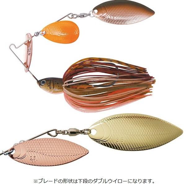 【ネコポス対象品】ボトムアップ スピナーベイト バズベイト ビーブル1/2 DW S425ブラウンキ...