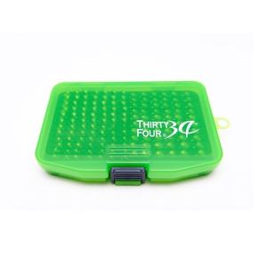34(サーティーフォー) ジグヘッドケース クリアグリーン ルアーケース