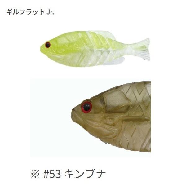【ネコポス対象品】一誠 イッセイ ワーム ギルフラット Jr. #53 キンブナ