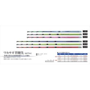 ワカサギ替穂先1-25クリアブルー ワカサギ竿