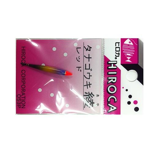 ヒロカ タナゴウキ綾 穴ナシ レッド ウキ
