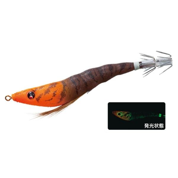 【ネコポス対象品】デュエル スッテ イージースリム 布巻 80mm 17LOBW 夜光オレンジブラウ...