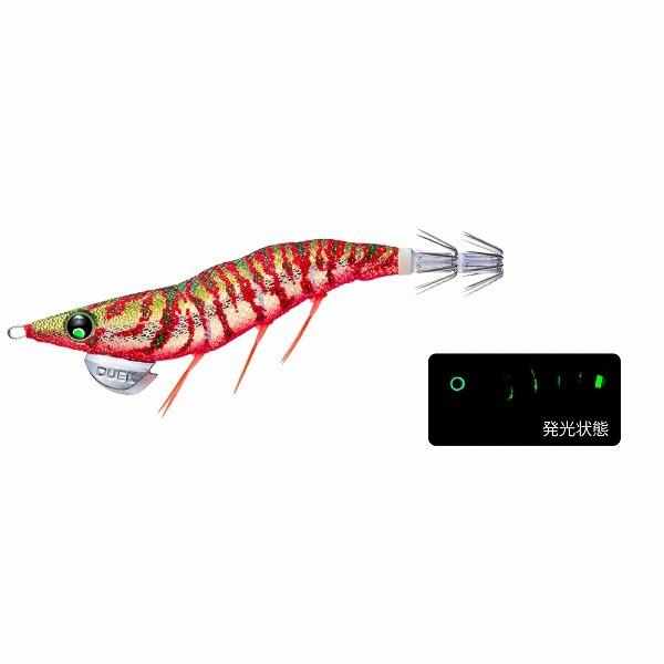 デュエル(DUEL) EZ-Q ダートマスター ラトル 3.5号 夜光ダークグリーン エギ
