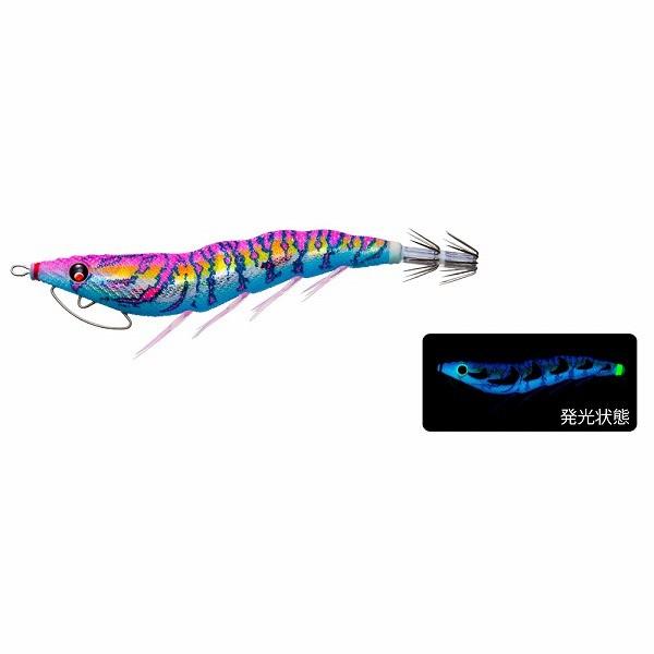 デュエル(DUEL) EZ-Q キャスト 喰ワセ 3.5号 ブルー夜光マーブルピンク エギ