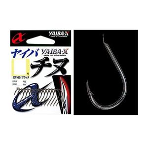 ささめ針 XT−05 ヤイバチヌ ブラック 8 針