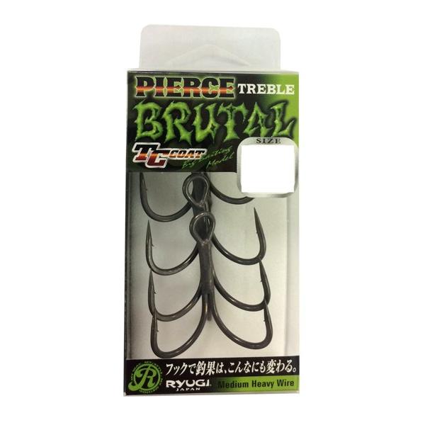リューギ(RYUGI) HPB074 ピアストレブル ブルータル 1/0 トリプルフック