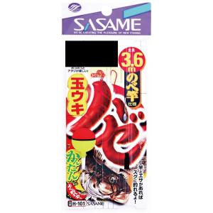 【ネコポス対象品】シャウト！　Ｈ−１０１　ハゼ玉うき３．６ｍ　７　１ 仕掛け