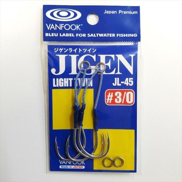 【ネコポス対象品】VANFOOK(ヴァンフック) JL-45 ジゲンライトツイン #3/0 シルバー...