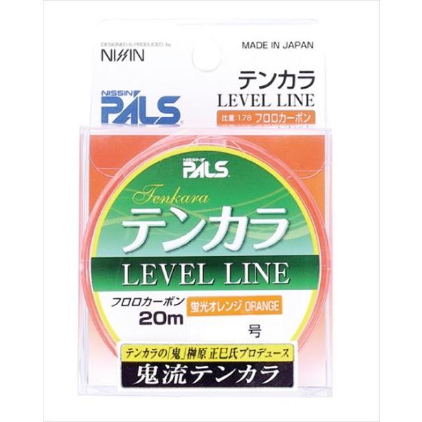 宇崎日新 ライン 鬼流テンカラ レベルライン オレンジ 20m 4号(qh)