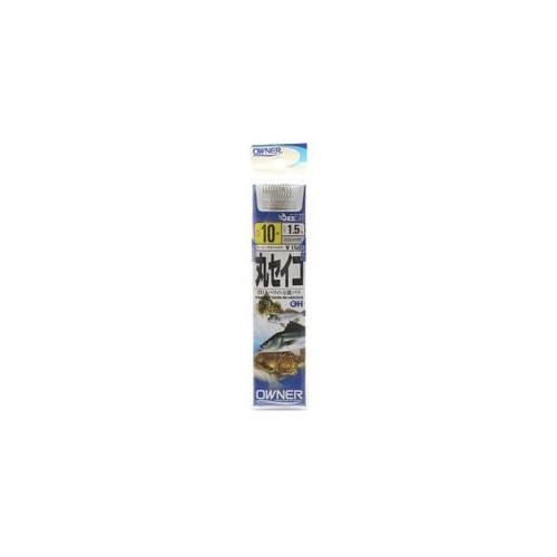 【ネコポス対象品】オーナー OH丸セイゴ(糸付) 白 10号-1.5 20607 針
