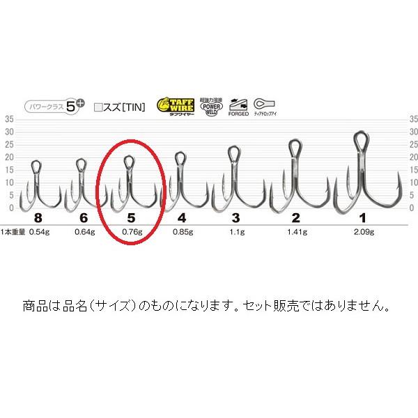 オーナー・カルティバ トリプルフック STX-50BF-SPブラックフィンスペシャル 5