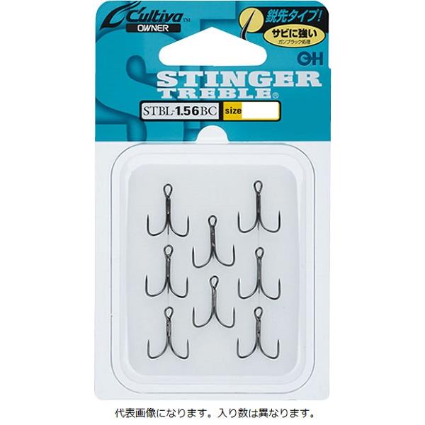 【ネコポス対象品】オーナー　カルティバ　ＳＴＢＬ１．５６　スティンガートレブル　１６号 トリプルフッ...