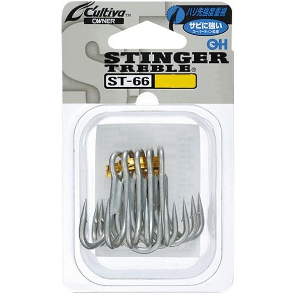 【爆買】オーナー　カルティバ　ＳＴ−６６　スティンガートリプルフック　４／０ トリプルフック