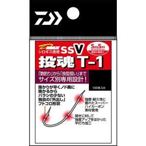 【ネコポス対象品】ダイワ (バラ針)DーMAX シロギス 徳用 SSV 投魂 Tー1 7号 針