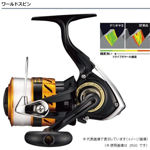 ダイワ（Ｄａｉｗａ） リール　１７　ワールドスピン　２５００　スピニングリール 糸付きスピニングリー...