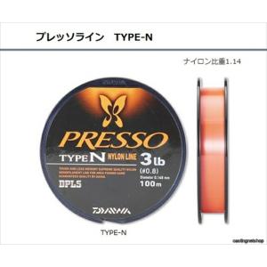 【ネコポス対象品】ダイワ プレッソライン TYPE-N 100m PRESSO LINE TYPE-...