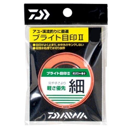 【ネコポス対象品】ダイワ ブライト目印2 極細 オレンジ メジルシ