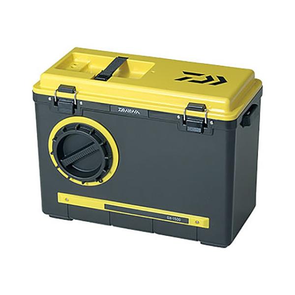 ダイワ 友カンGX-2000 ブラック/イエロー オトリ缶