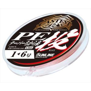 【ネコポス対象品】サンライン キャステスト PE投テーパー力糸 13M 1-6号 ライン