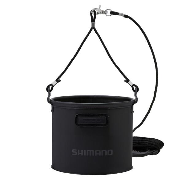 シマノ バケツ BK-053Q 水汲みバッカン リアルブラック 21cm