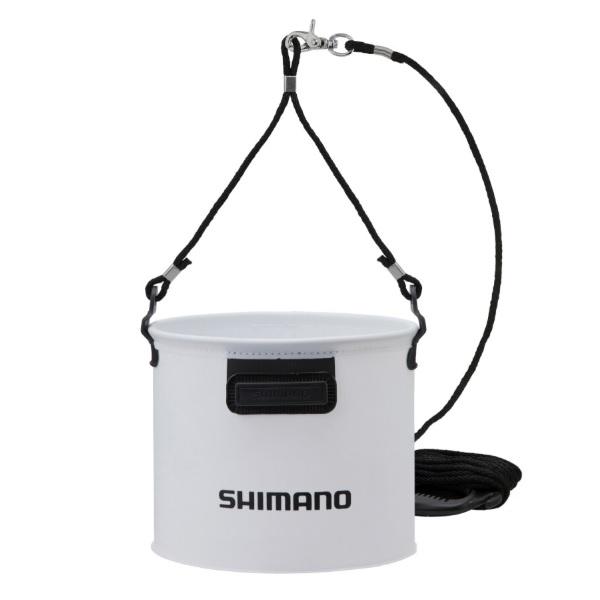 シマノ バケツ BK-053Q 水汲みバッカン リアルホワイト 21cm