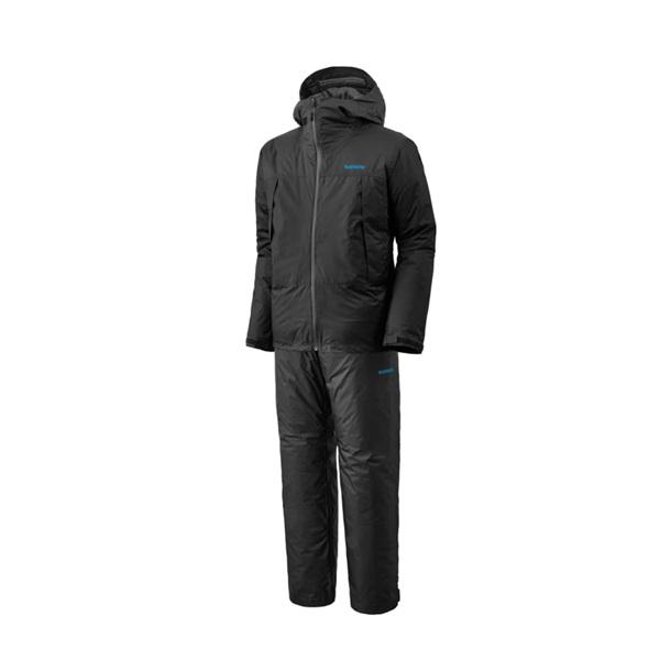 シマノ 防寒服アウター RB-057X ベーシックインサレーション レインスーツ 01 シマノブラッ...