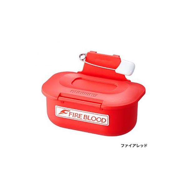シマノ CS-034N 携帯 サシエ入レ ファイアレッド 餌箱