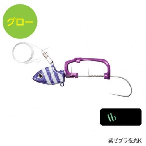 シマノ　PN-US1S サーベルマスター 船テンヤ ゲキハヤ 50号/M 紫ゼブラ夜光K 仕掛け
