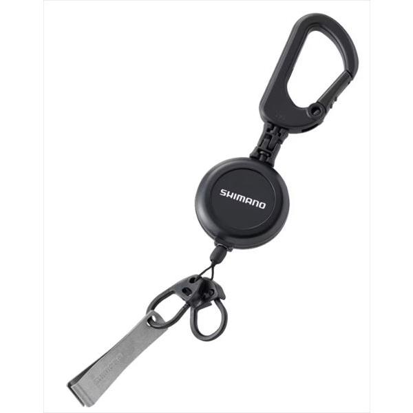 シマノ ラインカッター UH-213W カラビナリールCR ラインカッター付 ブラック