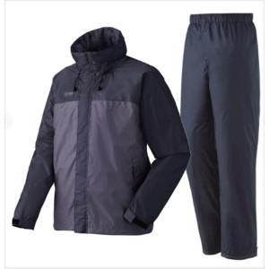 ロゴス 蒸れを追放 LVS透湿レインスーツ チェスター チャコール LL