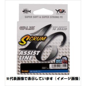 よつあみ　ガリス　スクラム１６　アシストライン　５ｍ　１６本組　ホワイト　８０ＬＢ（８号） ライン(qh)