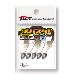 【ネコポス対象品】TICT　メバスタ　Ｍ−１．５ｇ ジグヘッド(qh)