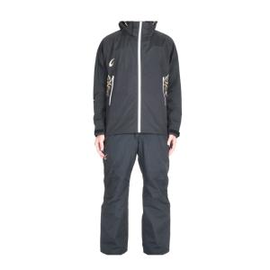 鬼掛　レインスーツ　YS104G LL ブラック 鬼掛 レインスーツ YS104G LL ブラック - メルカリ