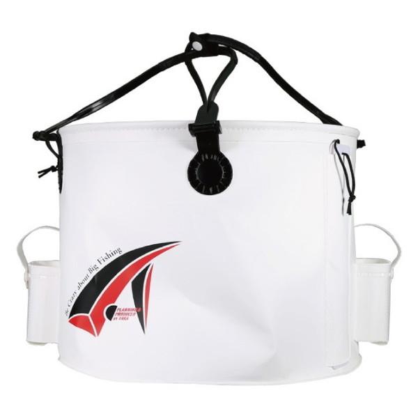 タカ産業 バケツ 208-丸 竿立付活アジブクバケツII 40cm ホワイト