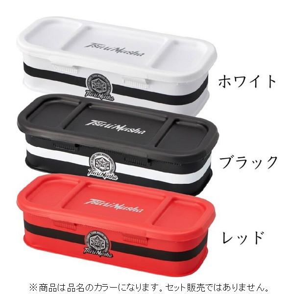 釣武者 餌箱 サシエBOX 6ルーム ブラック