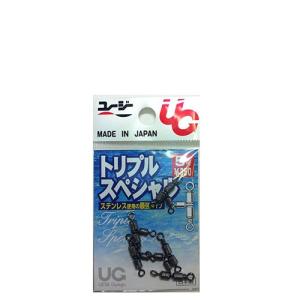 ネコポス対象品】植田漁具 サルカン HP トリプルスペシャルS 5号 黒