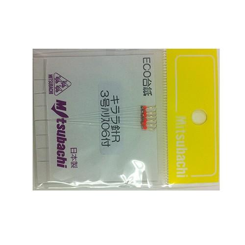 【ネコポス対象品】三蜂ツリ針ナガオ 針 キララ針R 3号