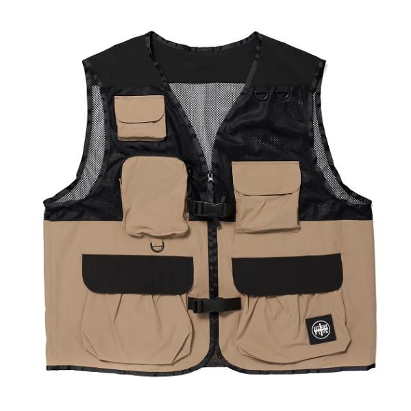 ハイファイブファクトリー フィッシングベスト (Fishing Vest) ベージュ S(qh)