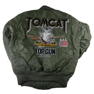 AVIREX 783-3952033 MA-1 TOP GUN TOMCAT トップガン トムキャット フライトジャケット｜casualcojp