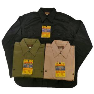 Buzz Ricksons バズリクソンズ BR29390 HERRINGBONE WORK SHIRTS (LONG SLEEVE) ヘリンボーン長袖ワークシャツ｜casual.co.jp