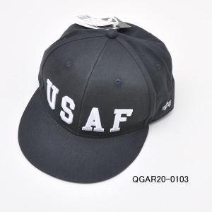 ALPHA アルファ QGAR20-0103 USAF FULL CAP 帽子 キャップ ネイビー｜casualcojp