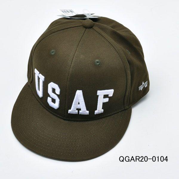 ALPHA アルファ QGAR20-0104 USAF FULL CAP 帽子 キャップ カーキ（ブ...
