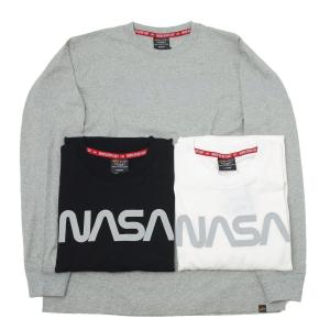 Alpha アルファ TC1432 アルファ×NASA 長袖Tシャツ｜casualcojp