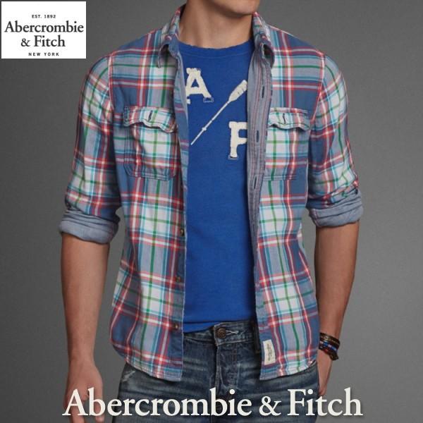 アバクロンビー＆フィッチ  XL/XXLサイズ メンズ カジュアルシャツ　Abercrombie &amp;...