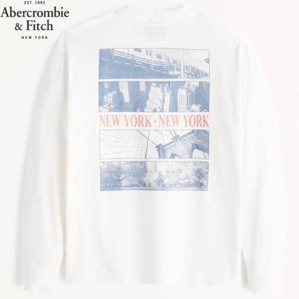 アバクロ 長袖Tシャツ メンズ Abercrombie &amp; Fitch アバクロンビー&amp;フィッチ